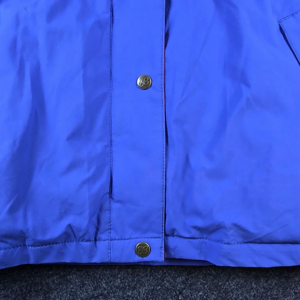 Vtg Eddie Bauer Mens Blue Ski Puffer Jacket Premium Goose Down Gore-Tex Size L